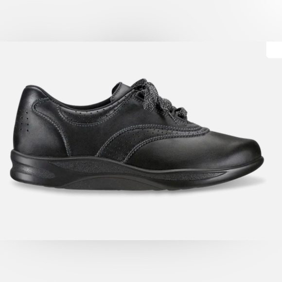 SAS Walk Easy - Lace Up Walking Shoe Black 9 - Picture 3 of 9